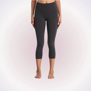 YUNOGA High Waist Seamless Tummy Control Yoga Gray Leggings | Sz XS